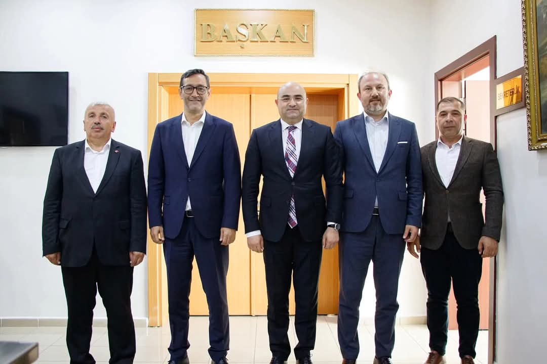 Kaymakam Hayrettin Baskın’dan Başkan Ali Kemal Derin’e Veda Ziyareti